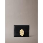 Ck Lv04f1062g Stone Lock Slouchy Lthr Trıfold Kadın Cüzdan – SİYAH