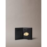 Ck Lv04f1062g Stone Lock Slouchy Lthr Trıfold Kadın Cüzdan – SİYAH - Görsel 3