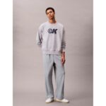 Ck Lv04rc840g Premıum Terry Ck Sport Graphıc C Erkek Sweatshirt – GRİ - Görsel 3