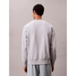 Ck Lv04rc840g Premıum Terry Ck Sport Graphıc C Erkek Sweatshirt – GRİ - Görsel 8