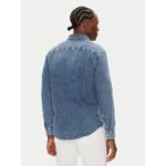 Ck Lv040em774 Casual Classıc Ck Vıntage Indıgo Erkek Gömlek – MAVİ - Görsel 5