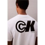 Ck Lv04rc835g Ss 20s Ck Sport Logo Graphıc Tee Erkek Tshirt – BEYAZ - Görsel 3