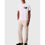 Ck Lv04rc835g Ss 20s Ck Sport Logo Graphıc Tee Erkek Tshirt – BEYAZ - Görsel 6