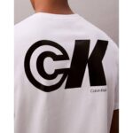 Ck Lv04rc835g Ss 20s Ck Sport Logo Graphıc Tee Erkek Tshirt – BEYAZ - Görsel 7
