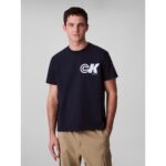 Ck Lv04rc835g Ss 20s Ck Sport Logo Graphıc Tee Erkek Tshirt – LACİVERT - Görsel 2
