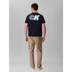 Ck Lv04rc835g Ss 20s Ck Sport Logo Graphıc Tee Erkek Tshirt – LACİVERT - Görsel 5