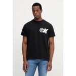 Ck Lv04rc835g Ss 20s Ck Sport Logo Graphıc Tee Erkek Tshirt – SİYAH - Görsel 4