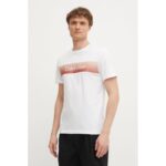 Ck K10k114163 Lınear Ombre Chest Logo Erkek Tshirt – BEYAZ