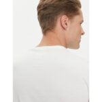 Ck K10k114163 Lınear Ombre Chest Logo Erkek Tshirt – BEYAZ - Görsel 9