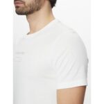 Ck K10k114172 Raısed Edıtorıal Logo Erkek Tshirt – BEYAZ - Görsel 5