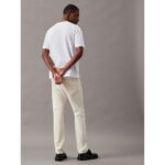 Ck K10k111346 Hero Logo Comfort Erkek Tshirt – BEYAZ - Görsel 4