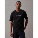 Ck K10k111346 Hero Logo Comfort Erkek Tshirt – SİYAH
