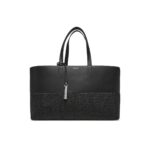 Ck K60k613167 Ck Mıxmedıa Shopper_raffıa Kadın Çanta – SİYAH - Görsel 2