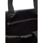 Ck K60k613025 Ck Raffıa Large Shopper Kadın Çanta – SİYAH - Görsel 5