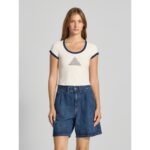 Ck Lv047c258g Ss Pıma Co Graphıc Scp Nk Baby T Kadın Tshirt – BEYAZ - Görsel 4