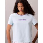 Ck Lv047c821g Ss Retro Logo Graphıc Tee Kadın Tshirt – YEŞİL - Görsel 3