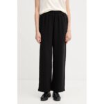 Ck Lv047c636g Double Gauze W/ Smocked Waı Kadın Pantolon – SİYAH - Görsel 2