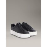 Ck Hw0hw02570 Ff Cupsole Lace Up Lth Kadın Sneakers – SİYAH