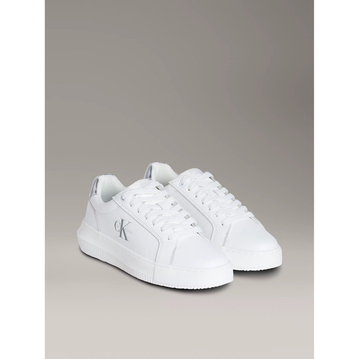 153824-0-ck-yw0yw01876-chunky-cupsole-lth-silver-kadin-sneakers-016cfe508dca Ck Yw0yw01876 Chunky Cupsole Lth Sılver Kadın Sneakers – BEYAZ - Görsel 1