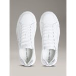 Ck Yw0yw01876 Chunky Cupsole Lth Sılver Kadın Sneakers – BEYAZ - Görsel 3