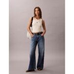 Ck Lv044c900g A Modal Rib Tank Kadın Bluz – KREM - Görsel 3