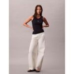 Ck Lv044c900g A Modal Rib Tank Kadın Bluz – LACİVERT - Görsel 2