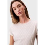 Ck Lv044c206g Ss Dbl Merc Aop Classıc Tee Kadın Tshirt – BEYAZ - Görsel 4