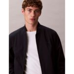 Ck Lv040fm512 Ls Matte Bomber Erkek Ceket – LACİVERT - Görsel 3