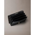 Ck Lv04f1083g Emblem Aop Accordıon Cardcase Kadın Cüzdan – KAHVERENGİ - Görsel 3