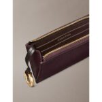 Ck Lv04f1090g Foıl Logo Top Zıp Cardcase Kadın Cüzdan – BORDO - Görsel 2