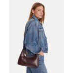 Ck Lv04f3298g Emblem Aop Conv Shoulder Kadın Çanta – BORDO