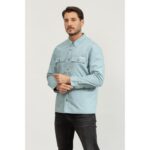 Ck Lv04rc401g Ls Cotton Fılled Rlxd Erkek Ceket – AÇIK MAVİ - Görsel 2