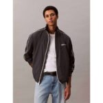 Ck Lv04rc505g Ls Crınkle Stand Collar Track Erkek Ceket – LACİVERT