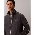 Ck Lv04rc505g Ls Crınkle Stand Collar Track Erkek Ceket – LACİVERT - Görsel 4