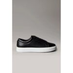 Ck Hm0hm01870 Clean Cup Low Laceup Perf Lth Erkek Sneakers – SİYAH-BEYAZ