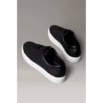 Ck Hm0hm01870 Clean Cup Low Laceup Perf Lth Erkek Sneakers – SİYAH-BEYAZ - Görsel 2