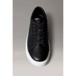 Ck Hm0hm01870 Clean Cup Low Laceup Perf Lth Erkek Sneakers – SİYAH-BEYAZ - Görsel 5