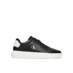 Ck Ym0ym01296 Chunky Cupsole Ru Patch Lth Erkek Sneakers – SİYAH-BEYAZ