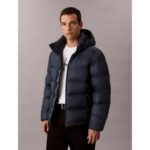 Ck Lv04rc518g Ls Nylon Zıp Off Hood Down Puffer Erkek Ceket – LACİVERT