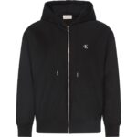 Ck Lv04rd232g Ls Premıum Terry Monogram Fz Hoo Erkek Sweatshırt – SİYAH