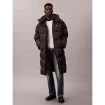Ck Lv04rd518g Ls Long Length Hooded Nylon Puffer Erkek Mont – SİYAH