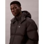 Ck Lv04rd518g Ls Long Length Hooded Nylon Puffer Erkek Mont – SİYAH - Görsel 3