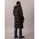 Ck Lv04rd518g Ls Long Length Hooded Nylon Puffer Erkek Mont – SİYAH - Görsel 4