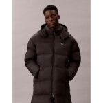 Ck Lv04rd518g Ls Long Length Hooded Nylon Puffer Erkek Mont – SİYAH - Görsel 6