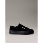 Ck Yw0yw02000 Vulc Flatf Lace Up Sue/wl Ck Kadın Sneakers – SİYAH - Görsel 2