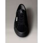 Ck Yw0yw02000 Vulc Flatf Lace Up Sue/wl Ck Kadın Sneakers – SİYAH - Görsel 4