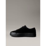 Ck Yw0yw02000 Vulc Flatf Lace Up Sue/wl Ck Kadın Sneakers – SİYAH - Görsel 5