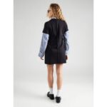 Ck Lv047c241g A- Punto Mılano Kadın Elbise – SİYAH - Görsel 3