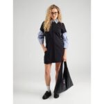 Ck Lv047c241g A- Punto Mılano Kadın Elbise – SİYAH - Görsel 4