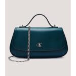 Ck Lv04f3282g Ck Top Handle Wıth Chaın Kadın Çanta – YEŞİL - Görsel 2